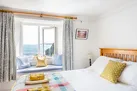 One of the double rooms with sea views