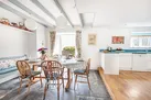 The dining space in the kitchen diner