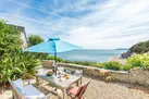 The terrace with sea views, just off the kitchen diner and lounge