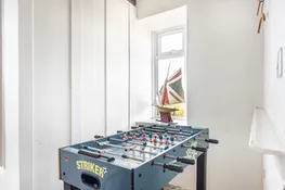 The little games room with fusball table