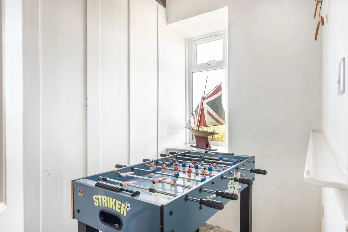 The little games room with fusball table