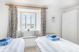 Another twin room with sea views