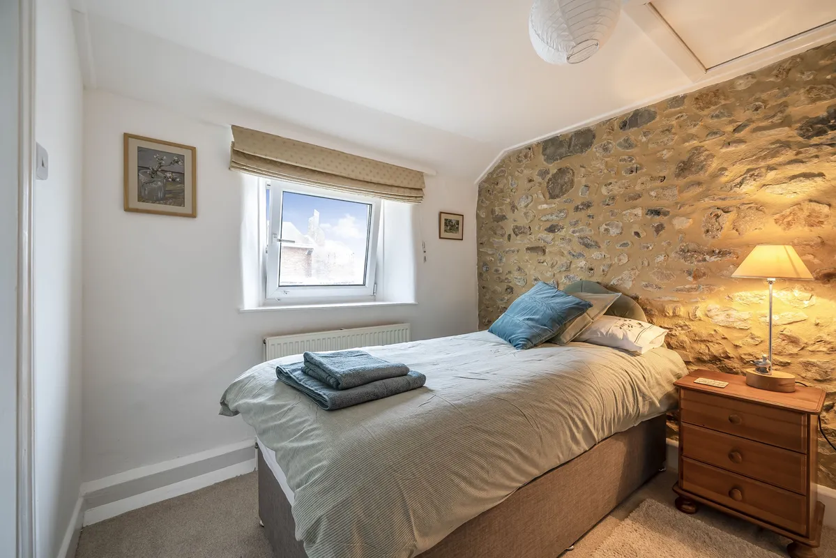 Meads Cottage, Charmouth: Bedroom two with a 3' single bed