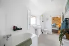 Meads Cottage, Charmouth: Enjoy the overhead shower or bath, your choice!