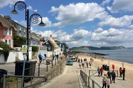 Enjoy a stroll along the seafront and famous Cobb at Lyme Regis
