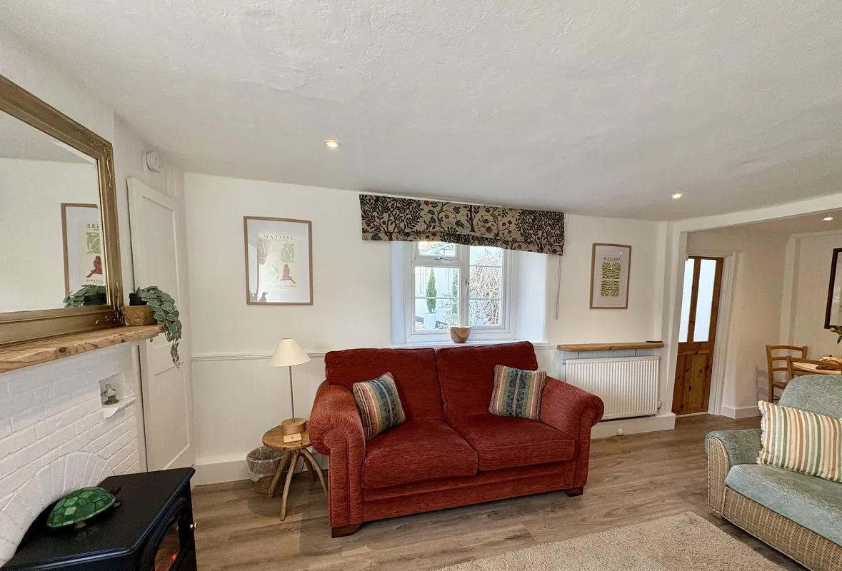 Meads Cottage, Charmouth: Your cosy sitting room awaits