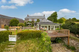 Dunstone Farmhouse, with the Apple Store and balcony and snippet of the pool.