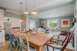 The dining space