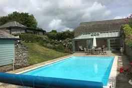 The beautiful pool