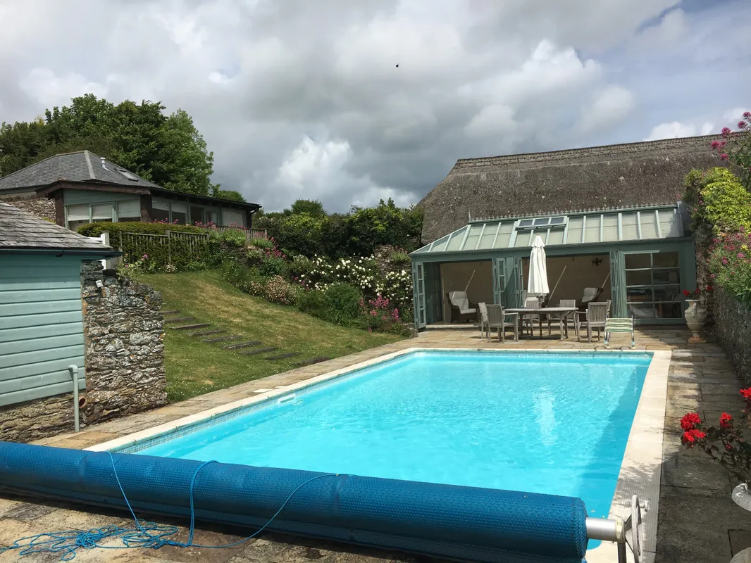The beautiful pool
