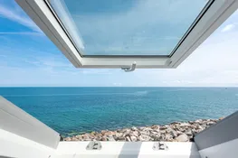 Stunning sea view from bedroom 4