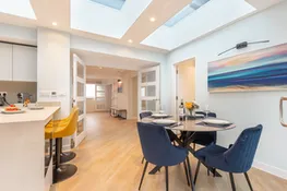The kitchen dining space-perfect for a smaller more intimate dining experience.