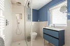 The en suite shower room for Bedroom 1