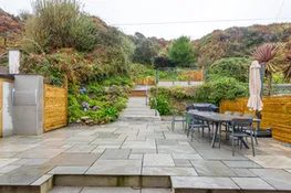 The large terrace with ample al fresco dining space.