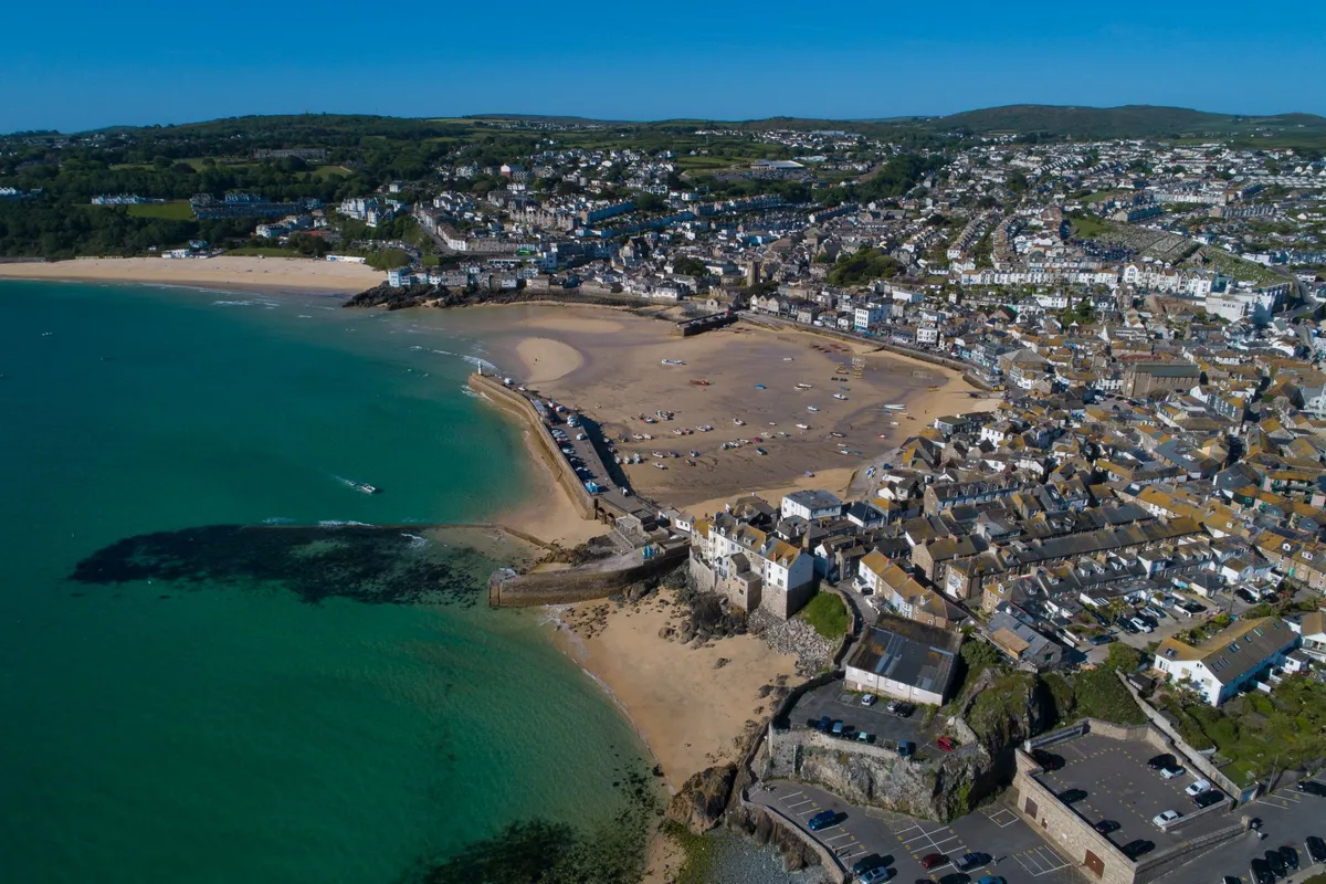 St Ives from above