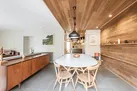 The dining area