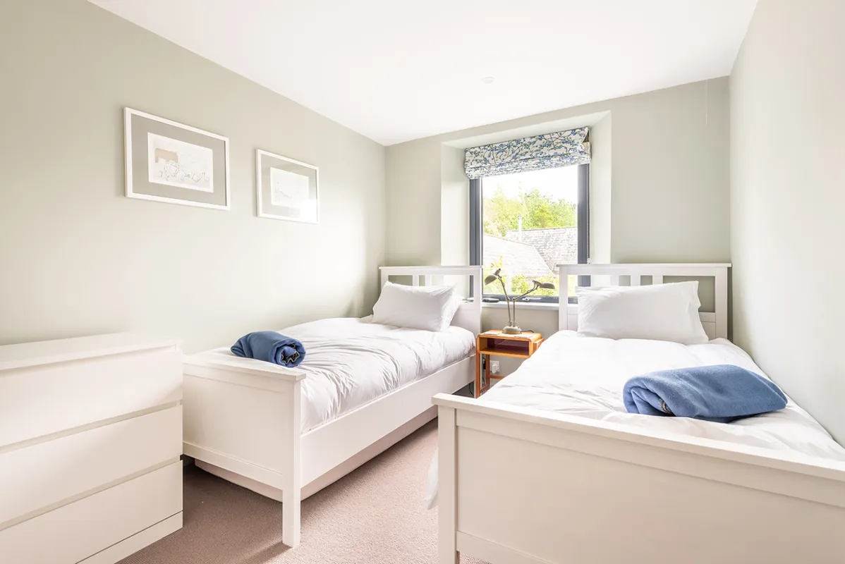 The twin bedroom