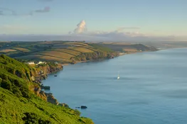 The stunning coastline less than a mile from Huccombe