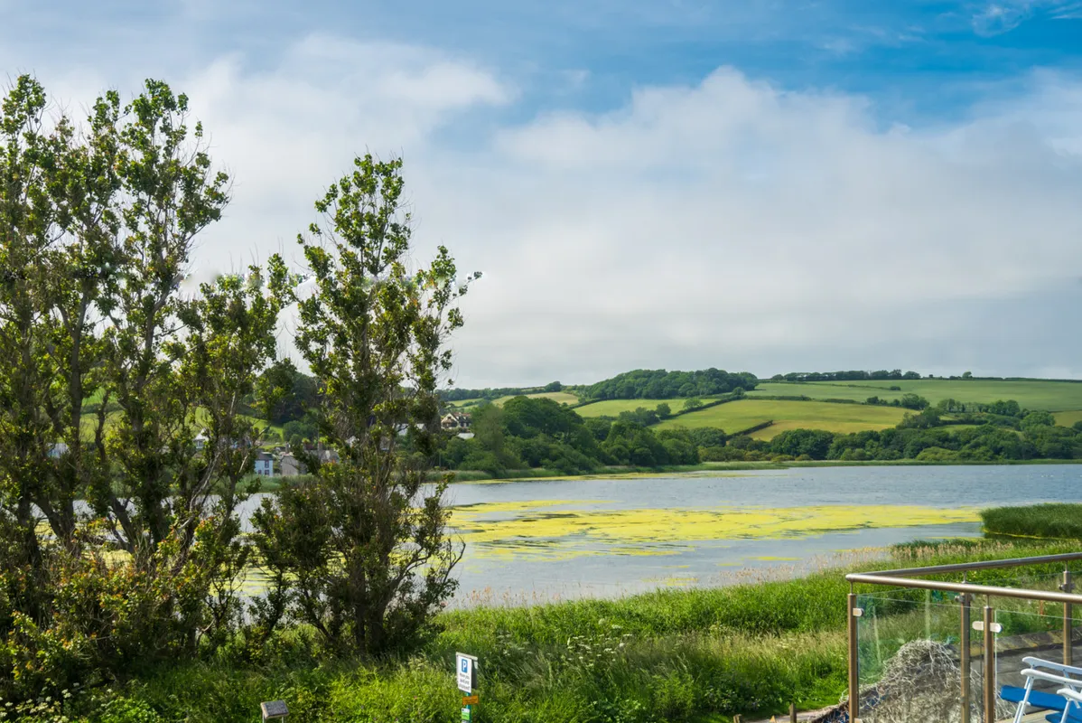 views form the bathroom, fresh water Ley and nature reserve.