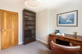 The study- great if you need to work from home or want some peace to curl up with a good book