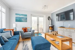 Plenty of space for all to recline makes this property great for family gatherings such as Christmas.