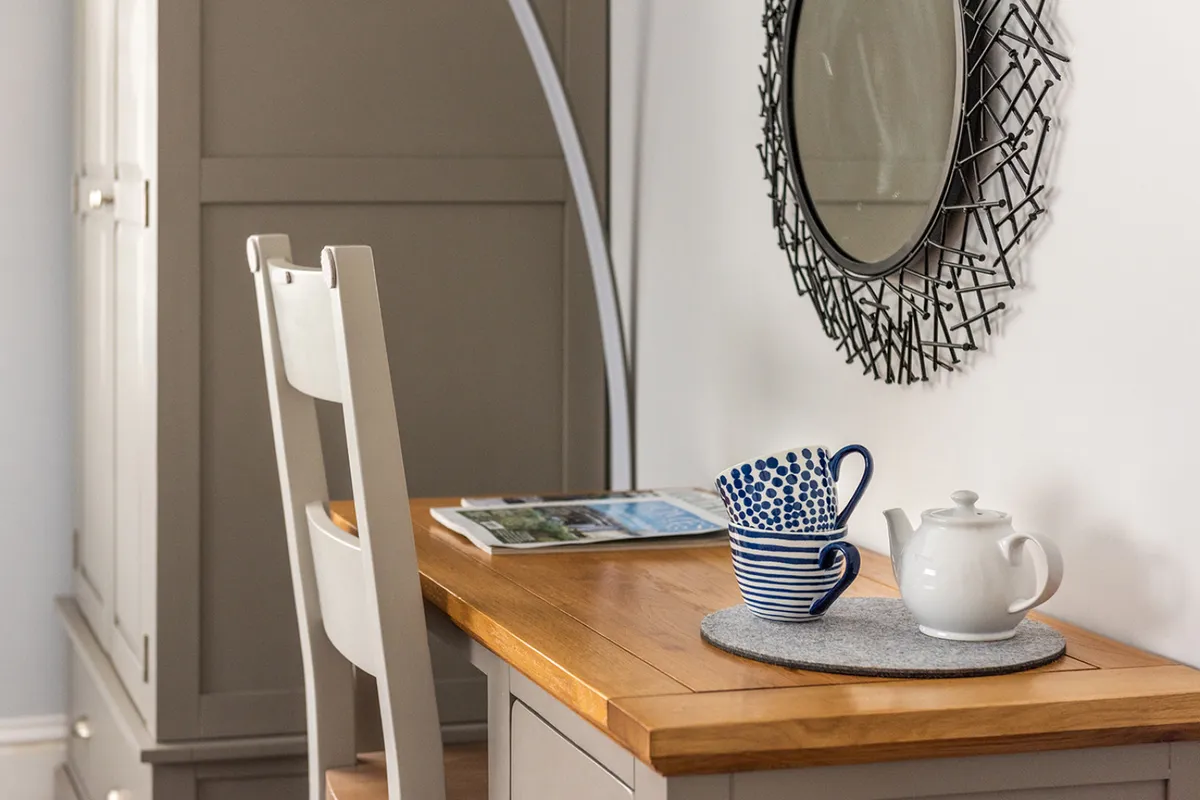 space to put your face on and enjoy a relaxing morning getting ready for the day