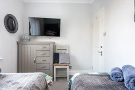 Another view of the twin bedroom.