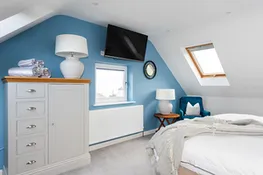 Another view of the beautiful master bedroom.