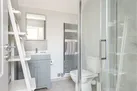 The master en suite shower room.