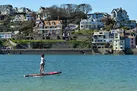 Popular Salcombe, famed with sailing folk and great for watersports' too.