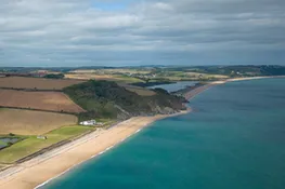 Stunning scenes along the beach at Beesands looking torwards Torcross