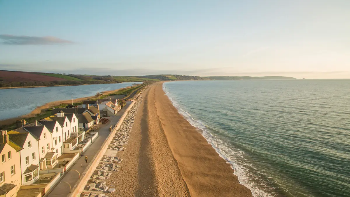 Torcross at the SW end of Slapton Sands