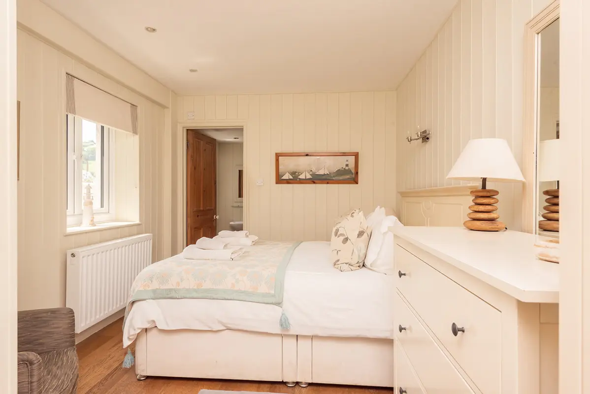 The ground floor bedroom