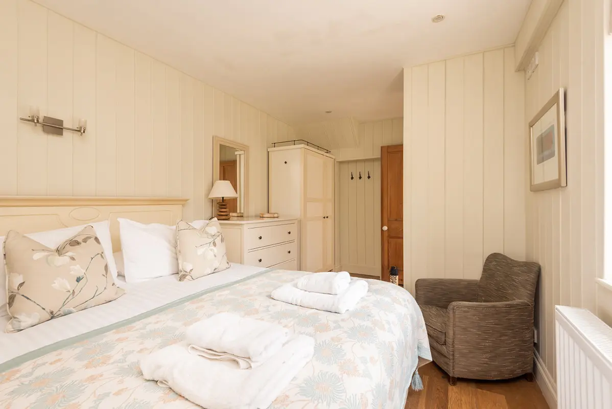 The ground floor bedroom in Lower Reeds