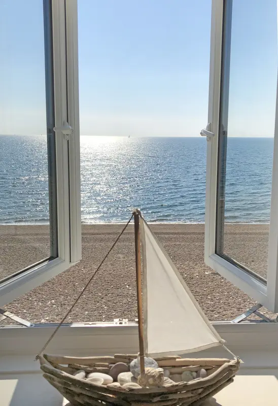 Spectacular views from the master bedroom on the top floor